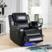 U126 - LED Reclining Chair - Black