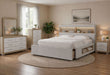 Sadie - Queen Bed With Storage - Beige - alternate view 3