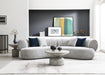 U307 - Modern Curved Sofa - Gray