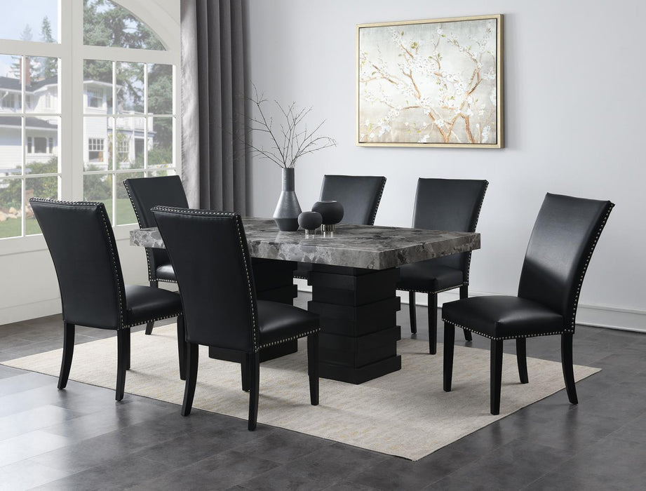 D137 - Dining Room Set With Faux Leather Chairs - alternate view 2