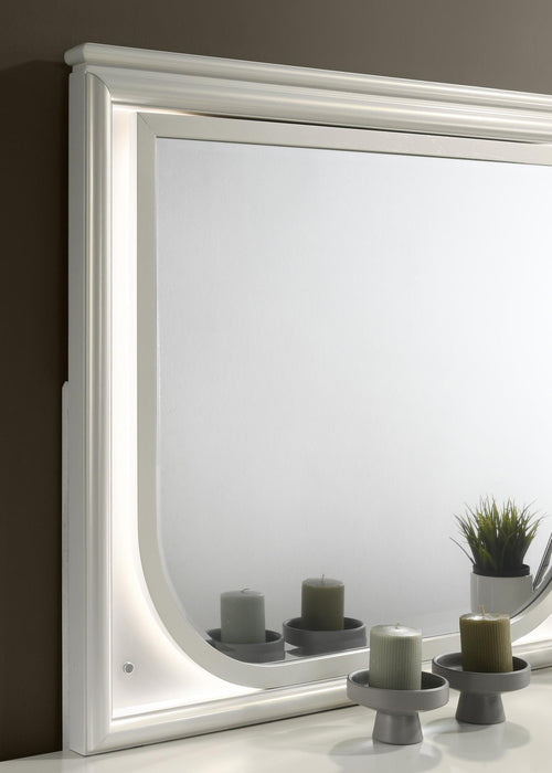 B025 - Mirror - White - alternate view 2