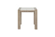 T1321 - End Table - Natural / White