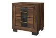 Optimus - Nightstand - Black / Brown - alternate view 2
