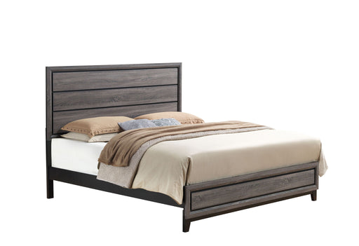 Kate - 4 Piece King Bedroom Set (King Bed, Dresser, Mirror, Nightstand) - Foil Gray - alternate view 2