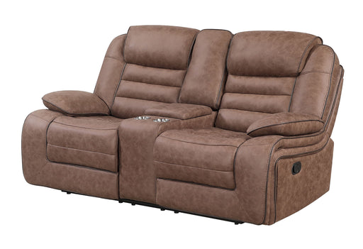U2250 - Console Reclining Loveseat - Brown - alternate view 2