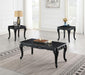 T208 - Coffee Table & 2 End Tables - Black