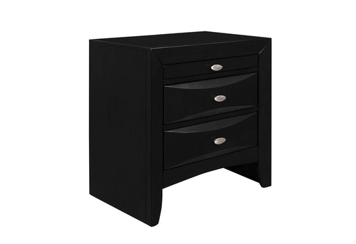 Linda - Nightstand - Black - alternate view 2