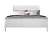 Charlie - 5 Piece King Bedroom Set With LED - White - alternate view 4