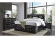 Linda - 5 Piece Queen Bedroom Set - Black