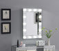 G-402-WM - Glamour LED Wall Decor Mirror - Pearl Silver