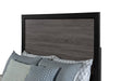 Lisbon - 5 Piece Queen Bedroom Set - Gray / Black - alternate view 2