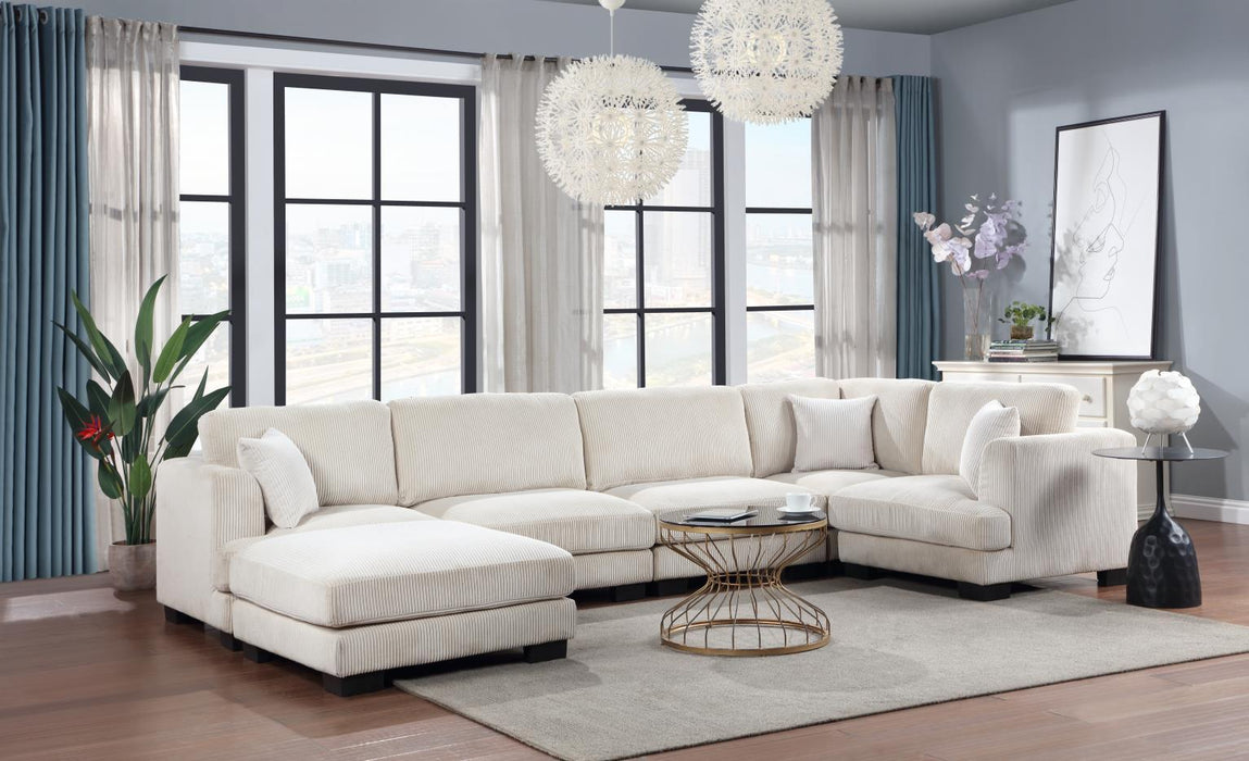 U255 - Ottoman - Beige - alternate view 3