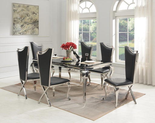 G-106 - Rectangular Dining Table - Black - alternate view 2