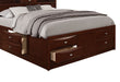 Linda - Full Bed - Merlot - alternate view 4