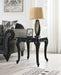 T208 - Coffee Table & 2 End Tables - Black - alternate view 2
