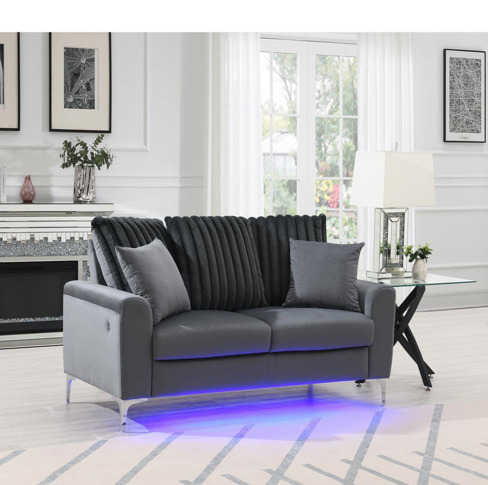 U481 - Sofa & Loveseat - Gray - alternate view 3