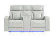 U8611 - 3 Piece Living Room Set (Sofa, Loveseat, Chair) - Silver - alternate view 3