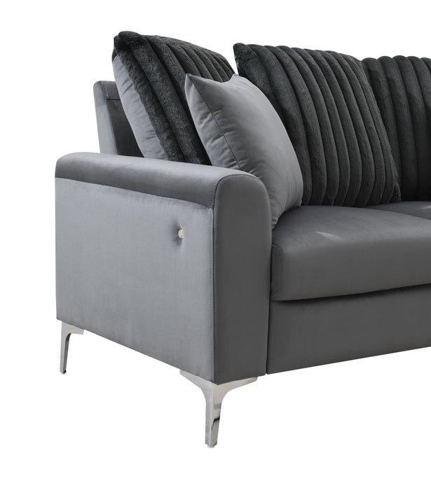 U481 - LED Loveseat - Gray - alternate view 3