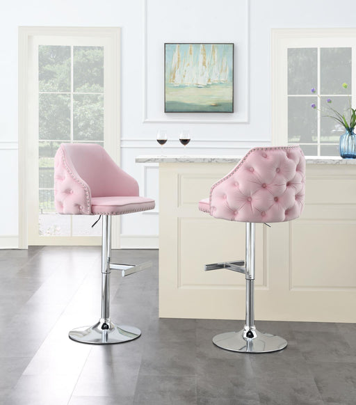 ST105 - Velvet Bar Stool (Set of 2)