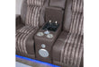 U8000 - 2 Piece Living Room Set (Power Console Reclining Loveseat, Power Reclining Sofa With Power Headrest) - Brown - alternate view 3