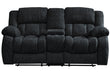 U250 - Reclining Sofa / Console Reclining Loveseat - Ebony - alternate view 2