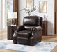 U212 - Faux Leather Recliner Chair - Brown - alternate view 2