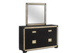Blake - Dresser - Black / Gold - alternate view 2