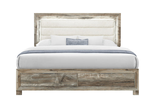 Callie - King Bed With Storage - Brown
