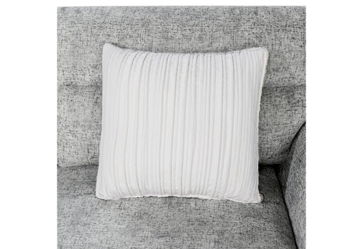 U9401 - Sectional With 3 Pillows And Ottoman - Nickel - alternate view 2