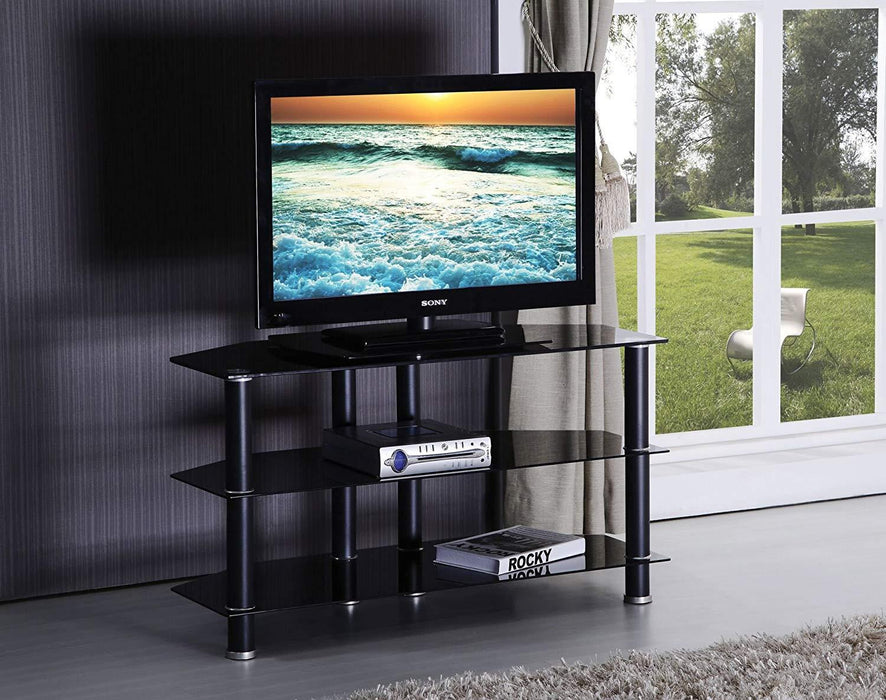 W498 - TV Stand - Black - alternate view 2