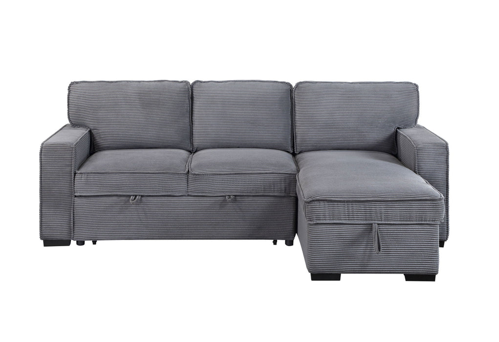 U0203 - Reversible Sofa Bed - Light Gray - alternate view 3