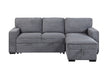 U0203 - Reversible Sofa Bed - Light Gray - alternate view 3