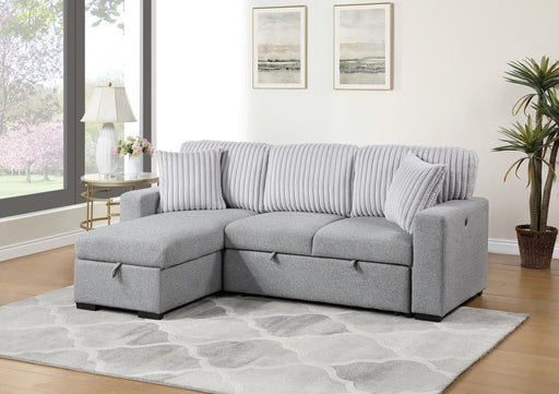 U390 - Sofa Chaise Sectional - Gray - alternate view 2
