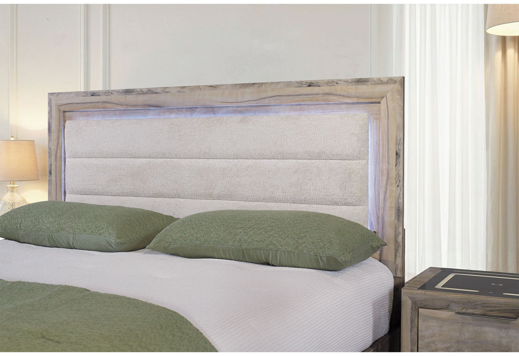 Callie - King Bed With Storage - Brown - alternate view 3