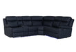 U6026 - Right Arm Facing Sectional With LED And Speaker - Black - alternate view 2