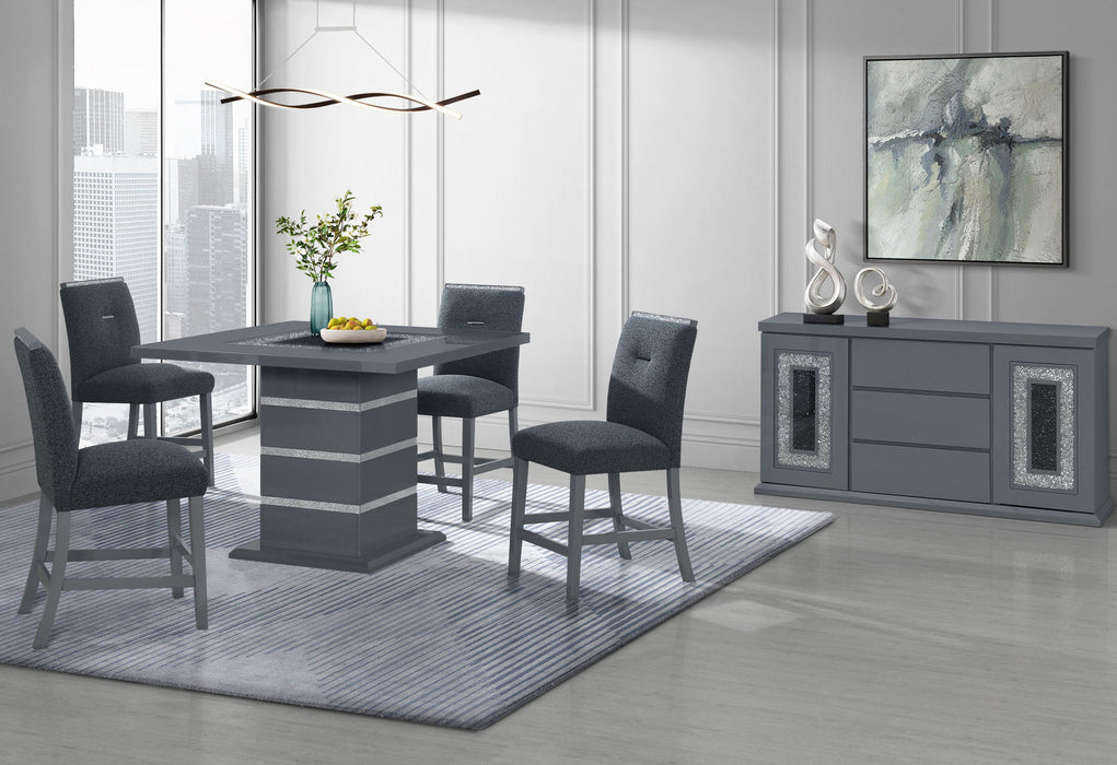Monaco - Bar Table - Dark Gray - alternate view 2
