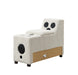 U244 - 6 Piece Living Room Set (2 Armless Chairs, 1 Console, 1 Right Chaise, 1 LAF, 1 Wedge) - White - alternate view 4