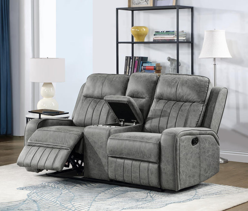 U172 - Motion Loveseat - Gray - alternate view 3
