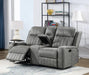 U172 - Motion Loveseat - Gray - alternate view 3