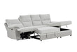U3822 - Sectional With Pull Out Bed And USB - Light Gray - alternate view 3