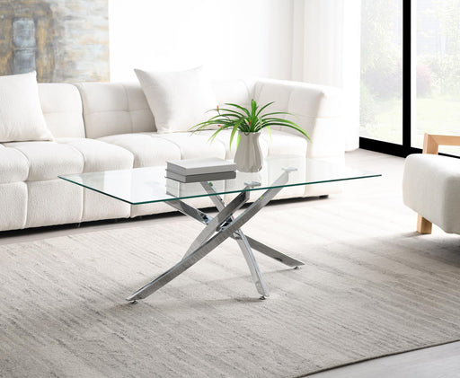 T240 - Chrome Table Set (Set of 3) - Gray - alternate view 2
