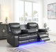 U101 - Power Reclining Sofa With LED Light - Gray
