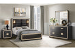 Blake - Nightstand - Black / Gold - alternate view 3