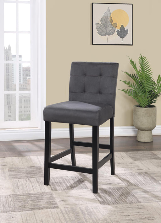 D199 - 5 Piece Dining Room Set (Counter Table, 4 Chairs) - Gray - alternate view 2