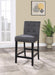 D199 - 5 Piece Dining Room Set (Counter Table, 4 Chairs) - Gray - alternate view 2