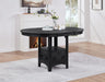 D151 - Counter Height Extension Table Wire Brush - Black - alternate view 2