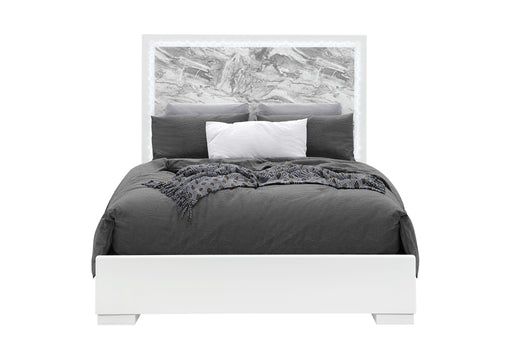 Naomi - Full Bed With LED - Silver - alternate view 2
