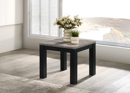 T232 - Melamine Top 3 Piece Table Set (Coffee And 2 End Tables) - Black / Gray - alternate view 2