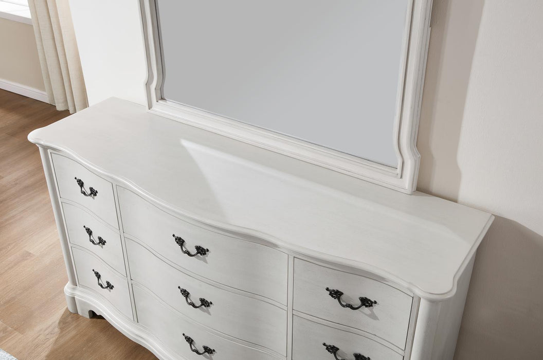 B072 - Mirror - Antique White - alternate view 3