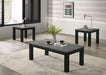 T230 - Melamine Top 3 Piece Table Set (Coffee And 2 End Tables) - Dark Gray